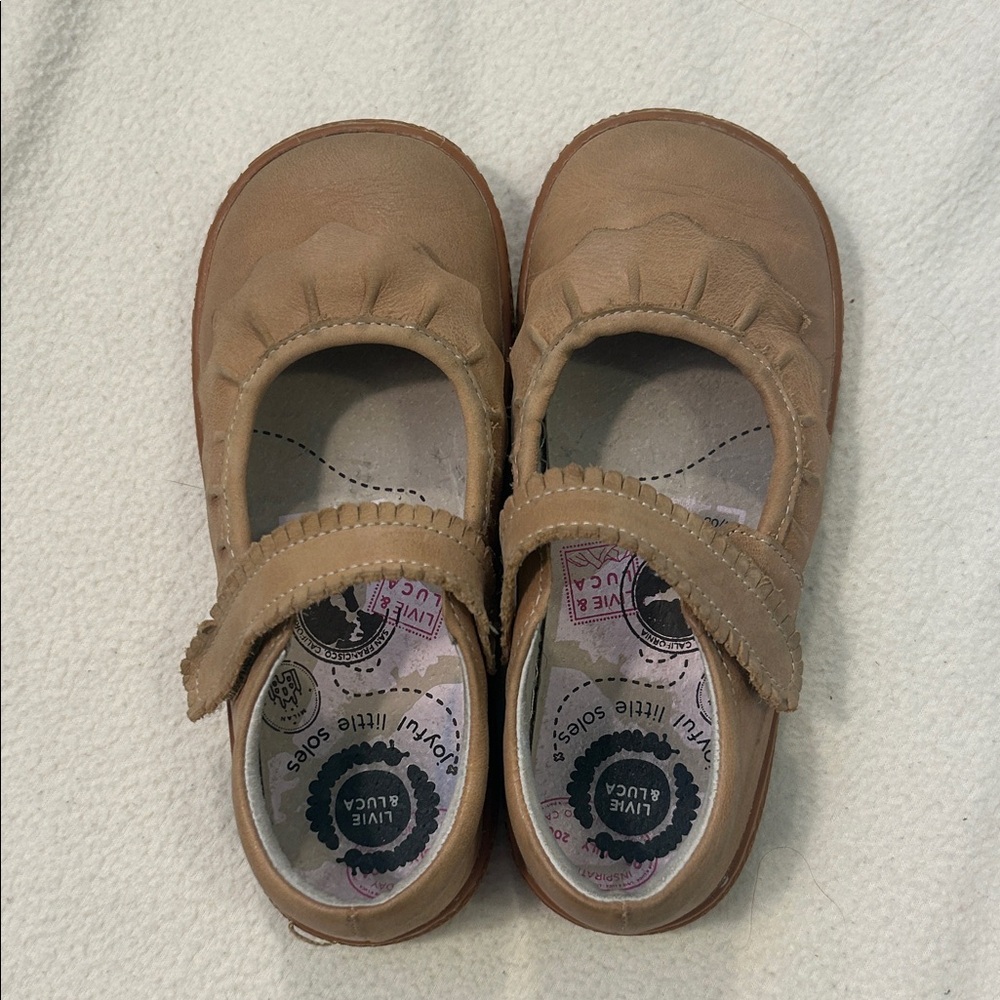Livie & Luca Brown Kids Dress Shoes